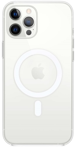 Чехол прозрачный MagSafe для iPhone 12 Pro Max силиконовый в Тюмени